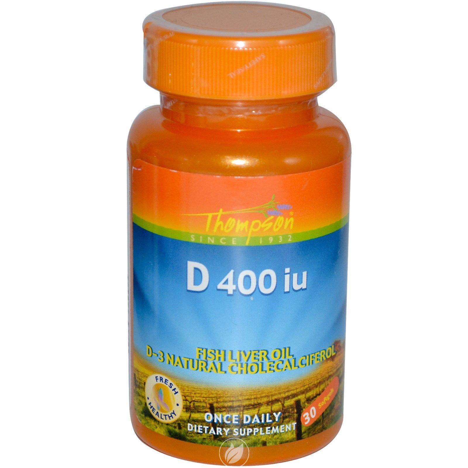 Thompson Nutritional Products Vitamin D 400 IU Fish Liver