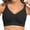 Black, variant on Jelly Bras For Women Womens Wireless Comfort Soft Bra Full Coverage Everyday No Show Plus Size Support Green 4Xl-5Xl