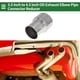 thumbnail image 2 of Rebajadora de codo de escape mandrel de 3.5" OD a 4.5" OD adaptador de tubo de acero inoxidable T304 6 pulgadas de longitud tono plateado, 2 of 7