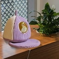 thumbnail image 4 of Winter Warm Bird Bed with Hanging Hammock - Plush Hideaway Sleeping Nest for Budgies, Parakeets, Cockatiels, and Small Birds, Cozy Cage Tent for Pet Birds, 4 of 6