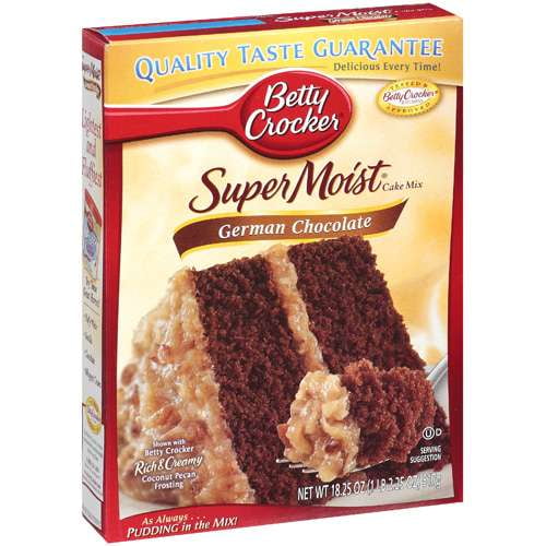 General Mills Betty Crocker Super Moist Cake Mix, 18.25 oz Walmart