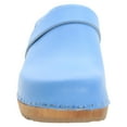 thumbnail image 4 of BJORK Maja Open Back Wood Leather Clogs (Light Blue - EU36), 4 of 9