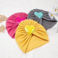thumbnail image 4 of Tigivemen newborn hospital hats With Bow Bonnets Beanie Headwraps for Baby Girls Infants toddler hat, 4 of 5