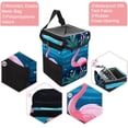 thumbnail image 2 of Flamingo Foldable Mini Trash Can for Car with Lid, Leak-proof Hanging Storage Bag - Car Garbage Can, 2 of 6