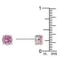 thumbnail image 3 of Pink Cubic Zirconia Stud Earrings, 3 of 3