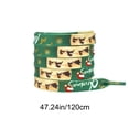 thumbnail image 3 of Horivan Christmas Print Shoe Laces for Sneakers and Boots Festive Holiday Design Durable Polyester Laces for Seasonal Style and Gift Giving, 3 of 6
