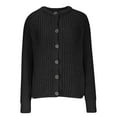thumbnail image 4 of Wancir Women's 2024 Fall Long Sleeve Sweater Cardigan Cable Knit Open Front Button Outwear Coats, 4 of 6