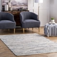 thumbnail image 2 of nuLOOM Maile Denim Stripes Area Rug, 9' 6" x 13' 6", Blue, 2 of 3