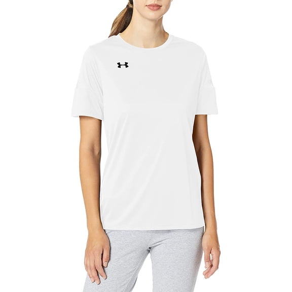 Under Armour Womens Golazo 2.0 Jersey White 100/Black Medium