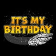 thumbnail image 2 of Men's Star Wars Millennium Falcon It's My Birthday  Graphic T-Shirt, 2 of 5