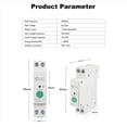 thumbnail image 2 of 4X Disyuntor Inteligente Tuya WiFi 1P+N 63A, Interruptor de Riel DIN con Estadísticas de Electricidad, Control Remoto por Voz para Home., 2 of 5