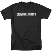 Criminal Minds Logo Adult T-Shirt in Black