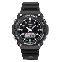 Casio G-Shock Analog Digital Resin Strap Black Dial Solar AQ-S820W-1AV 100M Men's Watch