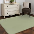 thumbnail image 3 of Sage Green 3x5 Area Rugs, Farmhouse Solid Green Color Modern Art Non-Skid Rubber Backing Large Rectangle Rugs - Living Room Bedroom Home Office, Indoor Floor Mat Carpets Washable Rug, 3 of 9