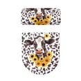 thumbnail image 2 of HELLHERO Cow Sunflower Toilet Seat Covers & Universal Toilet Lid Cover for Household, Elastic Fabric, Reusable, 2 of 8