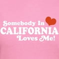 thumbnail image 3 of CafePress - Somebody In California Loves Me Women's Dark T Shi - Women's Traditional Fit Dark T-Shirt, 3 of 4