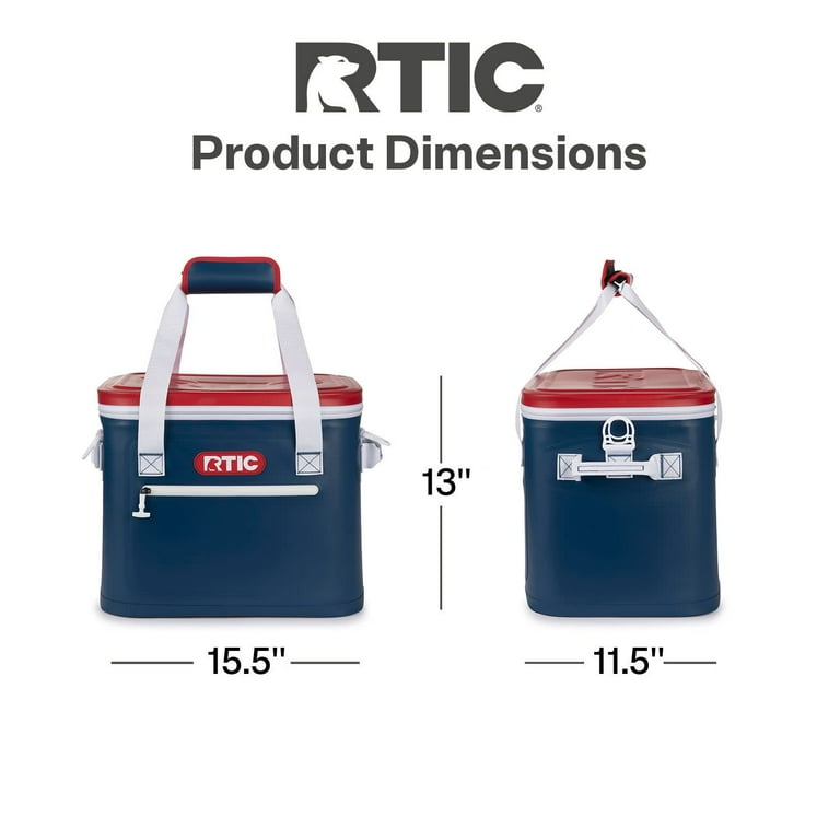 RTIC 30 Can Ultra-Tough Soft Cooler, 20 Qt, Leakproof, Waterproof
