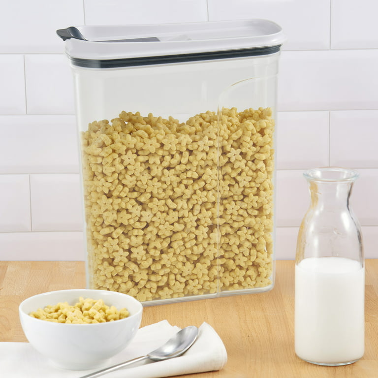 Mainstays 4400 ml Plastic Cereal Keeper, Clear Container with