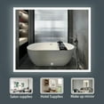 thumbnail image 5 of Sinber Wall Mounted Makeup LED Bathroom Vanity Mirror with Lights Backlit and Anti-Fog (36 x 30), 5 of 13