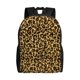 thumbnail image 1 of Disketp Gold Glitter Leopard Mochila Unisex de Apertura Lateral Completa, Mochila para Laptop para Escuela, Trabajo y Viajes, 1 of 8