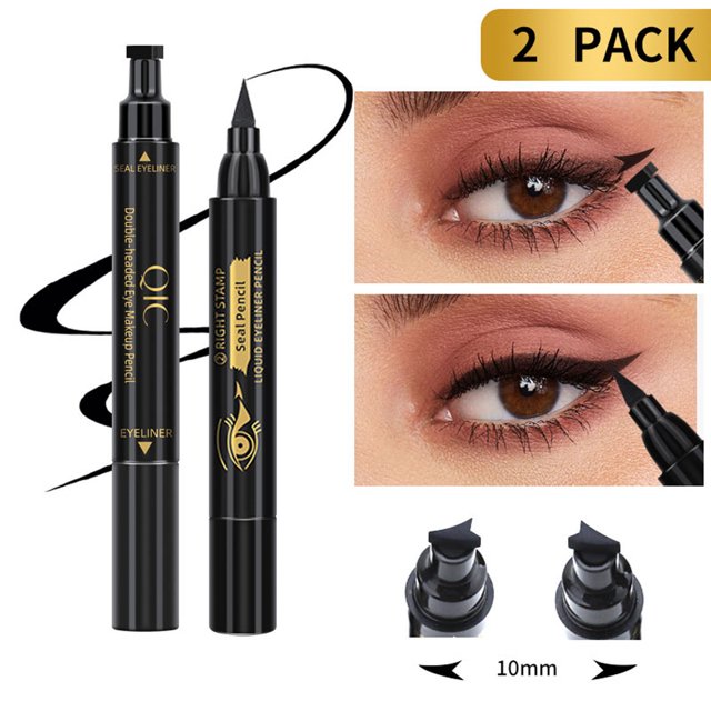 Lapiz Delineador De Ojos Fiudx Triangular Doble Punta Resistente Al Agua 3,3 ml