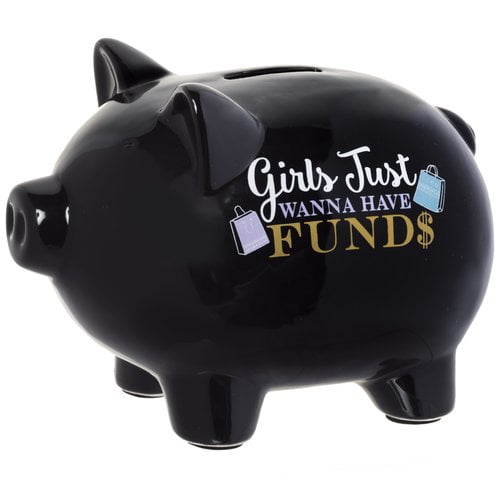 girls just wanna have funds piggy bank