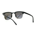 thumbnail image 3 of Boys Child Size Color Mirror Lens Hipster Half Rim Sunglasses Black Blue Mirror, 3 of 4