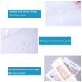 thumbnail image 4 of Carpeta de sobres impermeable transparente de sobres de plástico de 20 piezas, blanco, 4 of 5