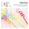 thumbnail image 4 of KALLORY Assorted Color Plastic Straws for Drinking Use with Delicate Shape and Fashionable Design 12pcs, 4 of 8