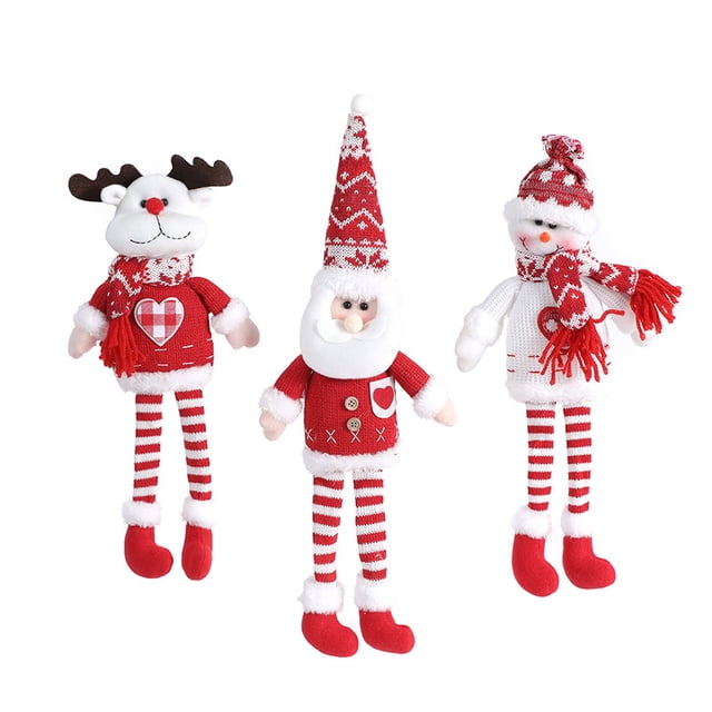 3 piezas de hebillas para cortinas navideñas, alces, muñecos de nieve, Papá Noel, decoración navideña