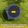 thumbnail image 4 of Mersco 14ft Trampoline Upgraded for Kids and Adults, Backyard Trampoline with Basketball Hoop and Enclosure Net,Jumping Trampoline PLAY for Boys and Girls Birthday Gift, Blue, 4 of 12