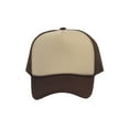 thumbnail image 2 of Top Headwear Men's Blank Rope Trucker Foam Mesh Plain Khaki/Brown, 2 of 2