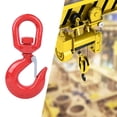 thumbnail image 2 of Gancho De Grúa, Gancho De Grúa Ojo Giratorio Aleación De Acero Aparejo por Gravedad Industria De Elevación Construcción Naval Gancho Redondo 5T, 2 of 14
