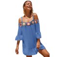 thumbnail image 4 of Swimsuit Cover Ups Women's Bathing Suit Coverups Dress Bikini Beach Tunic Top, 4 of 6