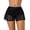 Black, variant on Conairie Women Swim Shorts Lace High Waisted Tummy Control Bathing Suit Breathable Ruched Scrunch Swimsuit Bottom Black L
