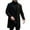 Black Jacket fot Men, variant on Mens Trench Mid Long Coat Casual Brested Overcoat Winter Notched Collar Lapel Wool Blend Pea Coat With Pockets Black XL