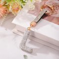 thumbnail image 3 of TRAHOO-Alphabet Letter Bag Charm Rhinestone for Keychain Bracelet Wristband Necklace, 3 of 4