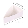 thumbnail image 2 of Yardwe 20 Pcs White Paper Cake Boxes Food Wrapping Containers for Storage Bottom Buckle, 2 of 6