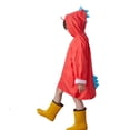 thumbnail image 1 of Ponchos Épais Boutonnés Unis pour Garçons et Filles Printemps Été et Automne, Imperméables Rouges TTTG/12 Y-14 Y, 1 of 4