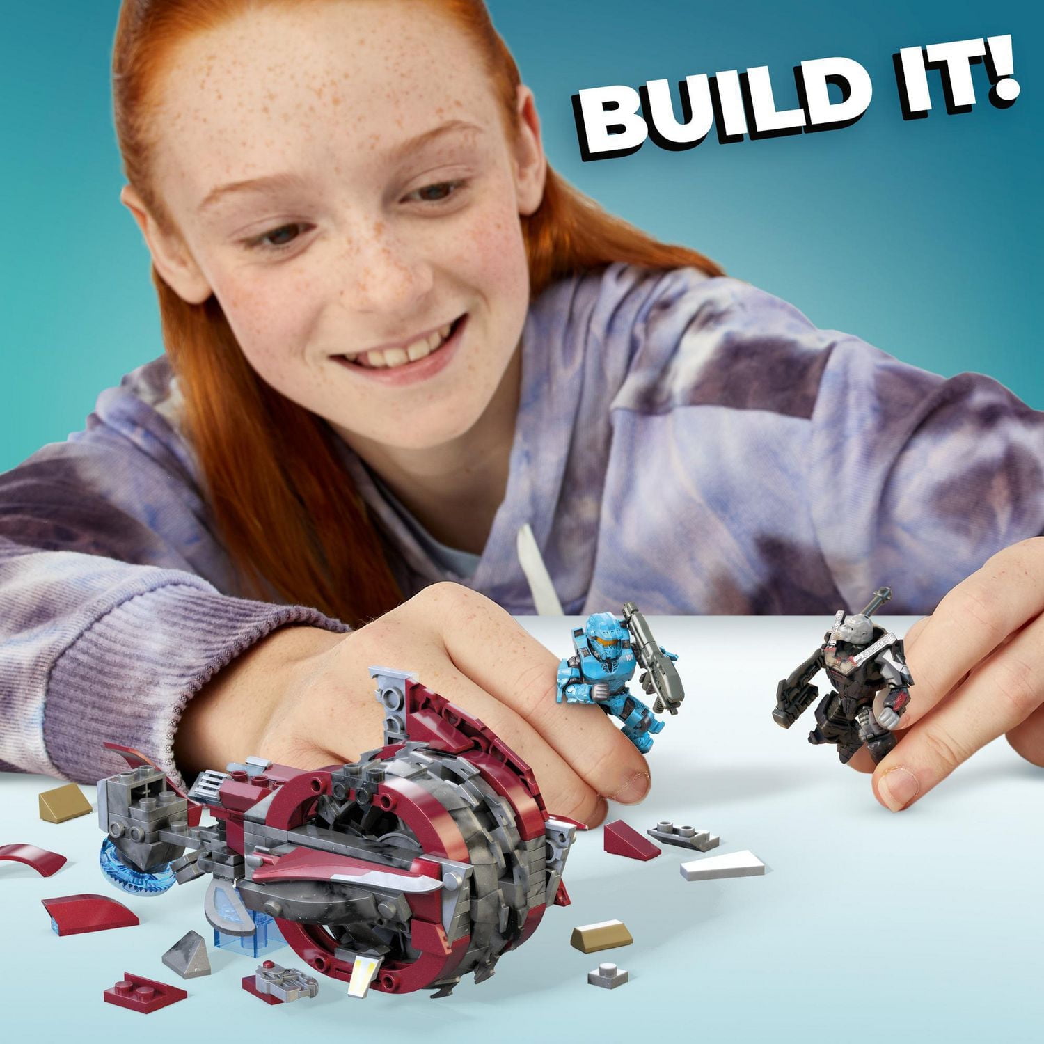 Mega Halo Infinite Coffret de construction Moto d’attaque - 202 Blocs