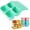 Green, variant on 1pc Divided Food Container Kitchen Lunch Box Food Storage For School Green
