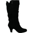 thumbnail image 2 of Maggie-38 Women Knee High Kitty Heels Wide Shaft Boots, 2 of 4