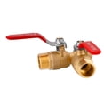 thumbnail image 6 of Heavy Duty Brass Garden Hose Splitter with 3/4 Inch GHT Thread Long Handle Y Connector for Outdoor Faucet and Garden Tubes, 6 of 9