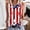 Red, variant on Vetsdori July 4th Tank Tops for Women's Work Plus Size Summer Tshirts Sleeveless Casual Red White and Blue Undershirts Fashion Independence Day Juniors Tops Patriotic