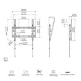 thumbnail image 3 of SyncMount - Support Mural Inclinable pour Téléviseur, pour Écrans de 32 Pouces à 65 Pouces, Poids Maximal 120 Lb, 3 of 3