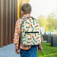 thumbnail image 6 of Yiaed Cute Carrot Print School Backpack College Backpack Daypacks for Students High School Spacious and Durable Daypack for Work and Travel-One Size, 6 of 6