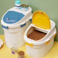 thumbnail image 2 of 5-8KG Bucket Nano Insect-Proof Moisture-Proof Rice Box Grain Sealed Cat Food Dispenser Pet Dog Food Storage Container Supplies ShopWise Round, 2 of 18