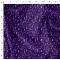 thumbnail image 4 of Soimoi Purple Rayon Fabric Asterisk & Snow Nature Print Fabric by the Yard 56 Inch Wide, 4 of 5