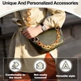 thumbnail image 4 of Correa de Acrílico para Bolso Uxcell, Cadena de Reemplazo para Bolso de Mano de 8" Extensores de Correa de Bolsa Accesorios para Manualidades DIY, Caqui, 4 of 7