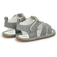 thumbnail image 5 of Isbasic Infant Baby Boys Girls Summer Beach Sandals Breathable Athletic Anti-slip Soft Sole Newborn First Walker Crib Shoes, 5 of 7